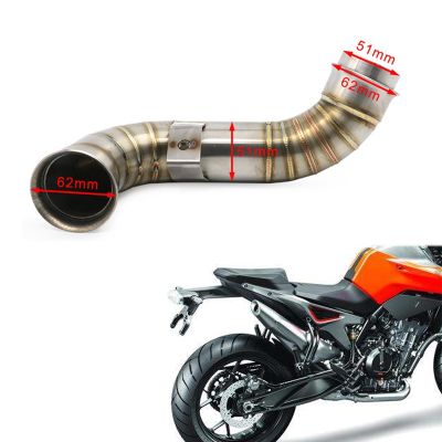 Motorcycle Exhaust For 790 Duke 2018 2019 2020 Escape Slip-on DUKE 790 Motorcycle Exhaust Muffler Middle Link Pipe 790