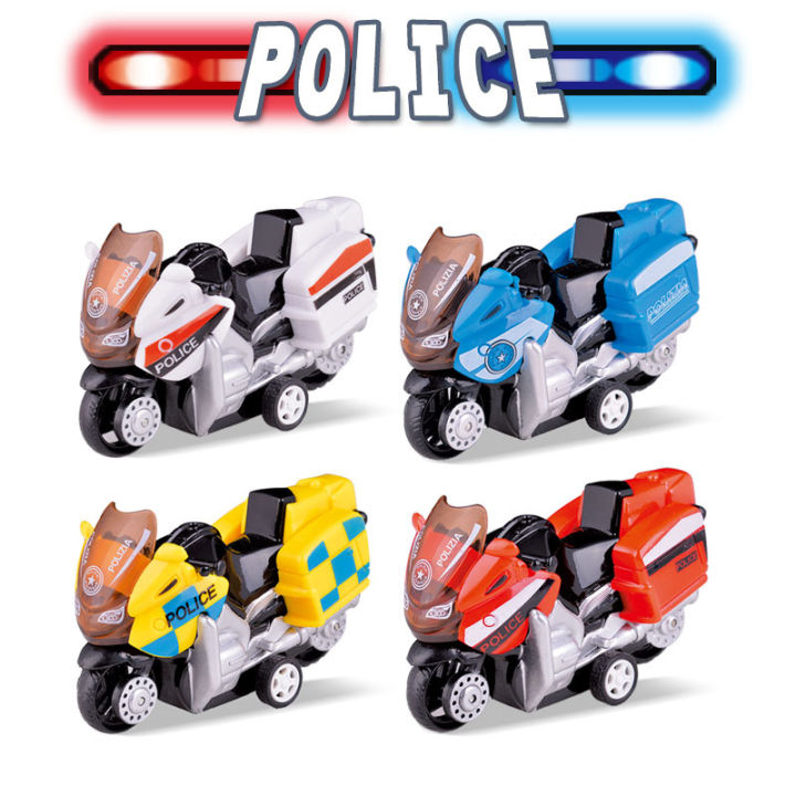 ของเล่นเด็กรถโลหะผสมรถจักรยานยนต์-q-รุ่นรถตำรวจทนต่อการตกหล่นโรงงานอนุมัติโดยตรง