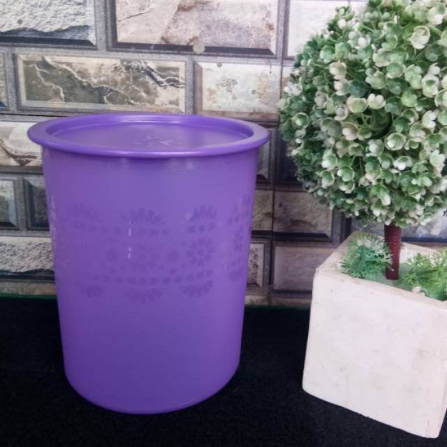 Tupperware Medium Mosaic Canister UNGU Tupperware Original Lazada