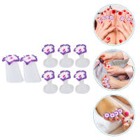 ETEREAUTY 8pcs toe separator silicone toes separator toenail art art supple tool tool tool tool