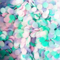 【CC】 20 Colors 10 Gram/bag Paper Tissue Sprinkles Round for Birthday Wedding Table