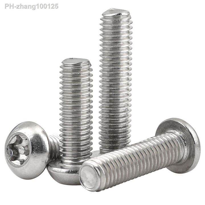 m3-m4-m5-m6-m8-m10-m12-304-stainless-steel-tamper-proof-screw-bolts-security-button-head-screws-bolts-round-pan-head-screw-bolts