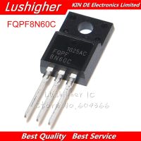 10pcs FQPF8N60C TO-220F 8N60C 8N60 TO220 600V 8A MOSFET N New Original WATTY Electronics