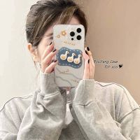 เคส RouJiang สำหรับ iPhone 14 13 12 11 Pro Max X XR Xs Max 8 7 6S Plus SE 2020เคสโทรศัพท์ป้องกันเลนส์ที่แปะทำมือเป็ดการ์ตูนน่ารัก