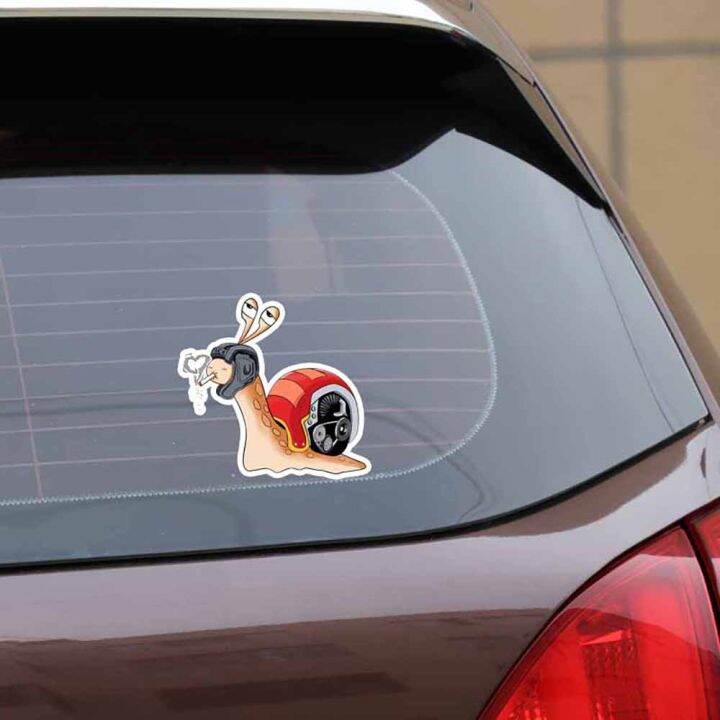 yjzt-15-8cmx16-5cm-cartoon-personality-snail-car-sticker-decal-pvc-c29-0873