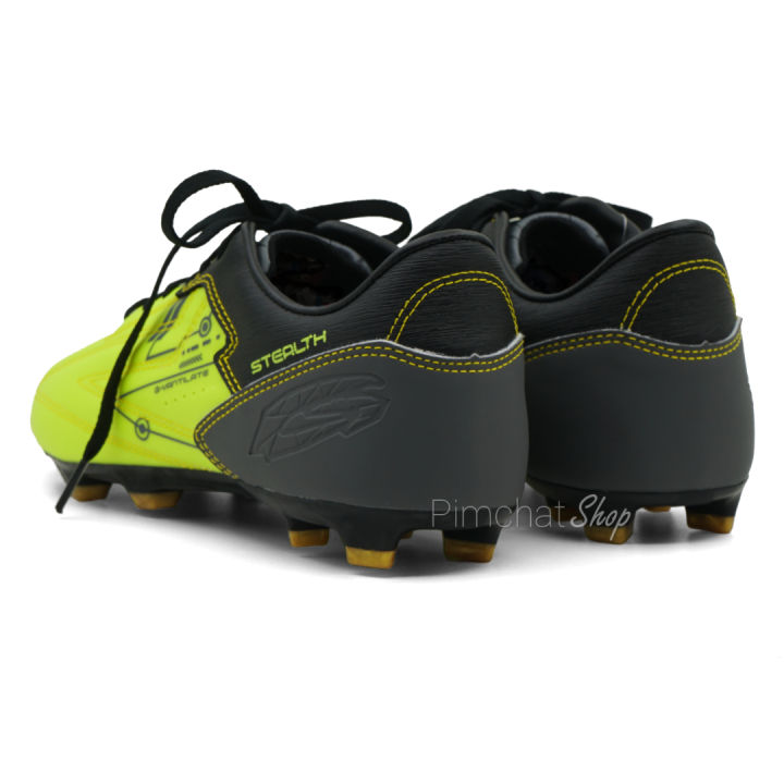 giga-รองเท้าฟุตบอล-รองเท้าสตั๊ด-รุ่น-stealth-สีเหลืองมะนาว-เลม่อน