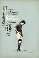 โปสเตอร์นักฟุตบอล Roberto Baggio รับทำ โปสเตอร์ติดผนัง ของแต่งบ้าน แต่งห้องนอน 77poster