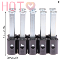 Hot? 10ชิ้น E14โคมไฟระย้าพลาสติกสูง43มม. 53มม. 68มม. 76มม. 86มม. อุปกรณ์เสริมโคมไฟเชิงเทียนซ็อกเก็ตฐานโคมไฟ