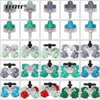 RBCFHI 24 Types Misting Nozzles Garden Cooling Watering Irrigation Sprinklers Spray Jet Greenhouse Balcony Bonsai Micro Foggers