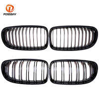 2Pcs รถด้านหน้า Center กว้างไต Grills Racing Grilles สำหรับ BMW 3-Series E90ซีดาน E91 Touring 2008 2009 2010 2011 Facelift