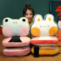 (ร้อน) นุ่มน่ารักหมีกระต่ายของเล่นตุ๊กตาสบายยัดไส้สัตว์กบหมูแมว Plushies เบาะหลังโยนหมอนสำหรับโซฟาของขวัญคริสต์มาส