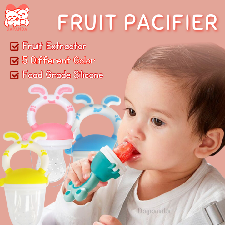 DAPANDA Premium Baby Fruit Feeder Baby Pacifier Rabbit Food Teether BPA