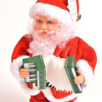 【CW】 2020 Christmas Decorations for Home Electric Music Santa Claus New E-book Doll Children  39;s Toys New Year  39;s Gift Navidad Natal