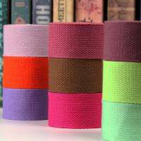 【YP】 5M 38mm polyester/cotton thicker 1.4 plain belt webbing strap luggage accessories bag making sewing craft