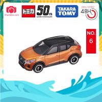 Nissan นิสสัน Tomica No.6 รถยนต์ รถ Nissan Kicks Scale 1/60 สีส้ม โมเดลรถยนต์ นิสสัน คิกส์ กล่องซีล แพ็คใส แท้นำเข้าจากญี่ปุ่น รถNissan รถนิสสัน รถนิสัน