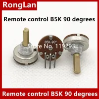 【COOL】 AUGIENB mall [LAN] B502 B5K Miniature Single Inline รุ่นเครื่องบินรีโมทคอนโทรล Potentiometer Switch 90องศา Potentiometer Switch-10P