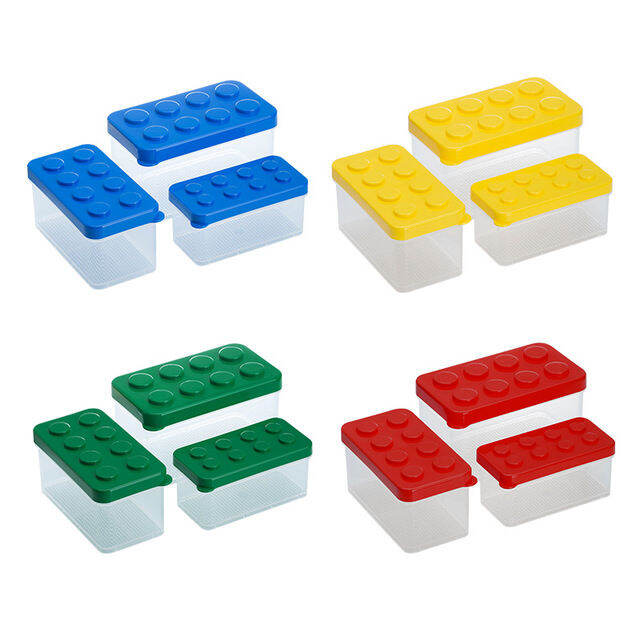Children's LEGO toy storage box small particle finishing box plastic