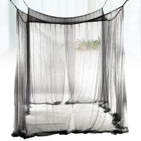 【JIU YU】▥☃  4-Corner Mosquito Net Hook Profissão Rope para Net Screen Netting Canopy Cortinas Decoração do quarto Preto