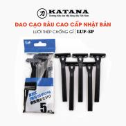 Dao cạo râu cao cấp Nhật LUF-5P bộ 5 chiếc màu đen