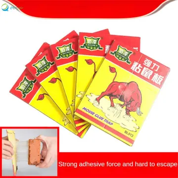 Strong Sticky Mouse Plate Non-toxic Mousetrap Mouse Cage With Bait 5pcs