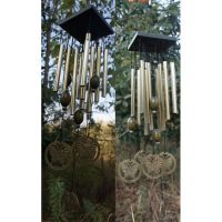 1 X ขนาดใหญ่ WIND Chimes ระฆังทองแดงหลอดลานกลางแจ้ง Garden Home Decor เครื่องประดับ-Yueyue