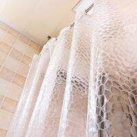 [COD] Partition curtain EVA shower bathroom waterproof mildew thickened water cube wholesale