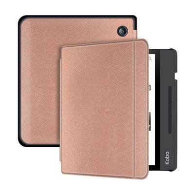 Case For Kobo Libra H2O 7inch Ebook ,Premium PU Leather Shell Cover with Auto SleepWake ,Cover for Kobo Libra H2O +stylus