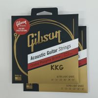Gibson Acoustic Guitar Strings สายกีต้าร์โปร่งแบบเคลือบกันสนิม Coated Phosphor Bronze (ของแท้ Made In USA)10/47 11/52