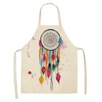 Dreamcatcher Feather Pattern Apron Garden Apron Kitchen Cafe Apron Children Adult Kitchen Cooking Cleaning Tools Tablier фартуки