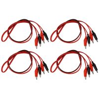 4X 1M Double-End Alligator Clips Test Lead Jumper Wire