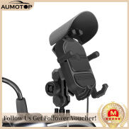 Motorcycle Phone Mount Holder Waterproof Motorcycle Cell Phone Holder Anti