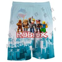 *ENX* Kids Shorts 3D Printing Robloxs Fashion Graphic Bottoms Boys Girls Clothing