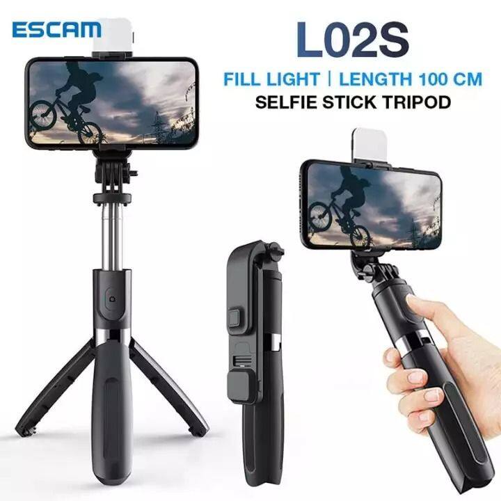 extendable selfie stick tripod