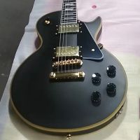 Gibson Les Paul Custom Matt Black Finish กีตาร์ไฟฟ้าพร้อม Rosewood Fretboard