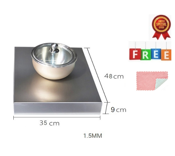 Kitchen Shelves 304 Stainless Steel Gas Stove Cover