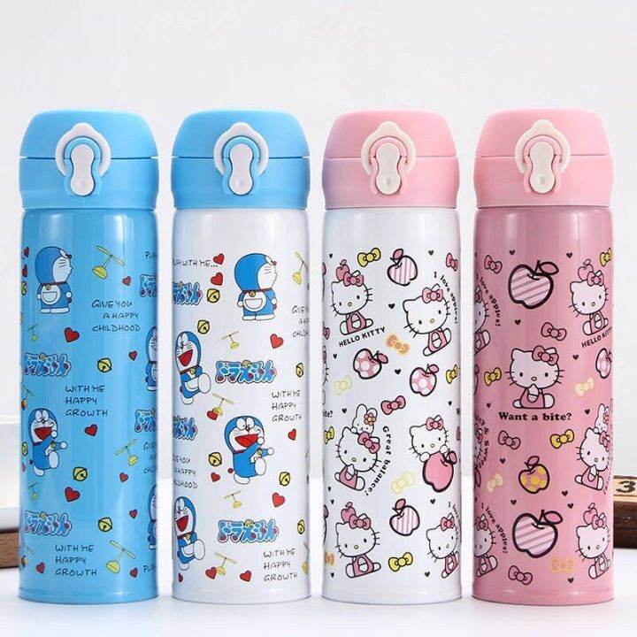 thermos Hello Kitty Doraemon Thermos Flask Stainless Steel 500ML Lazada