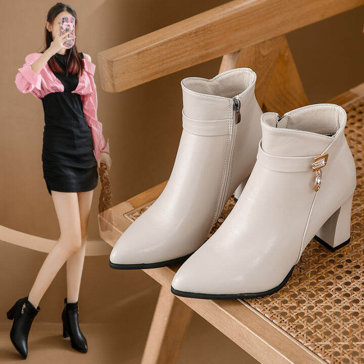 8cm hot sale heel boots