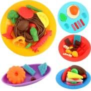 Children Play Dough Tool Kit Clay Food Making Set Soft Modeling Clay Model