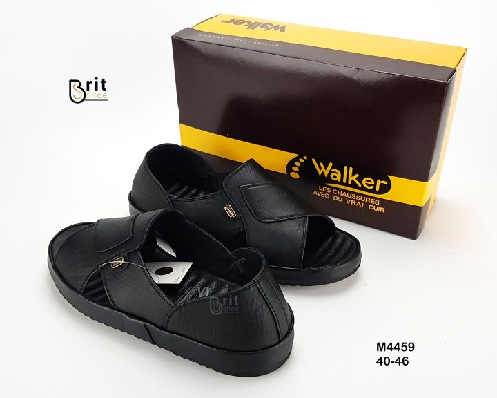 walker-m4459-รองเท้าแตะหนังผู้ชาย-รองเท้าหุ้มส้นผู้ชาย-รองเท้าหนังแท้