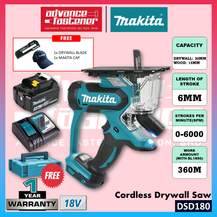 MAKITA DSD180Z / DSD180 18V Cordless Drywall Saw | Lazada