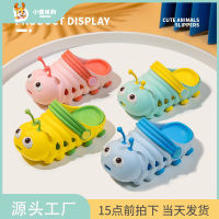 New style รองเท้าเด็ก Mili ฤดูร้อนใหม่ Caterpillar น่ารักการ์ตูนระบายอากาศพื้นนุ่มรองเท้าแตะเด็ก