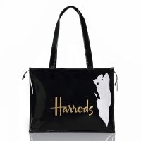 Frederic Horizontal Edition PVC Reusable Shopping Bag Eco-friendly London Lady Shopper Bag Large Capacity Waterproof Handbag Shoulder Bag