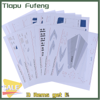 Tlapu 1:144เครื่องบินโบอิ้ง747เครื่องบินการบินพลเรือนเครื่องบิน3D DIY ชุดโมเดลการ์ดกระดาษ