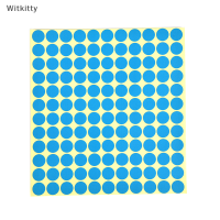 Witkitty สติกเกอร์กระดาษรอบ132 PCS สำหรับรหัสขวดน้ำมันหอมระเหย