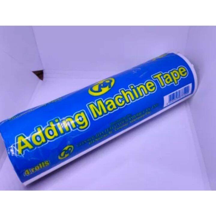 Printing Calculator Paper Roll Adding Machine Tape by 4 rolls Lazada PH
