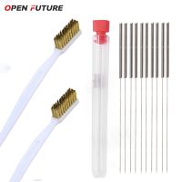 Creality 3D 10pcs 3D Printer Parts Bendable Nozzle Cleaner Hotend Cleaning Needle Drill Bit Brush Tool Kit