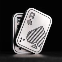 【LZ】♠✺✐  Metal Skull Push Slider Stress Relief Toy Anti Stress EDC Top Spinning Poker Toys Portable Decompress Magnetic Toys Adults Gifts