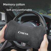 Car Headrest Neck Protection Pillow Plush Warm Cushion For Hyundai creta ix25 2020 2019 2018 2017 Car Accessory Seat Cushions