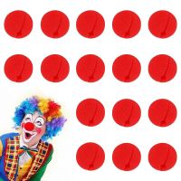 10 Pieces Red Clown Noses Cosplay Noses Foam Circus Noses for Halloween Christmas Carnival Costume Party Dress Up DIY Decoration