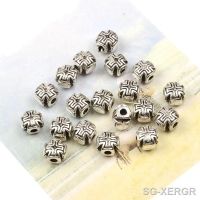 【hot】☌♣✈  6mm/8mm Tibetan Antique Color Metal Beads Loose Spacer Jewelry Making